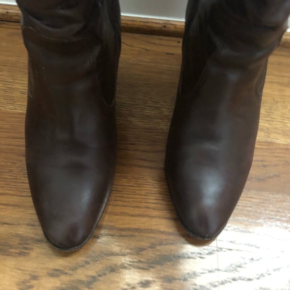 Tall Coach Leather boots - Picture 3 of 6